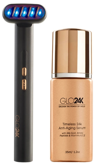 6-IN-1 Beauty Therapy Wand and Timeless 24k Anti-Aging Serum