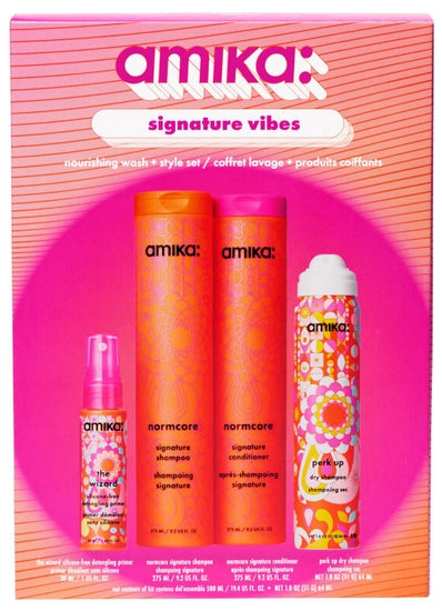 Amika Signature Vibes Nourishing Wash + Style Set